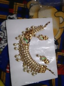 Zaveri Pearls Peacock Choker Set