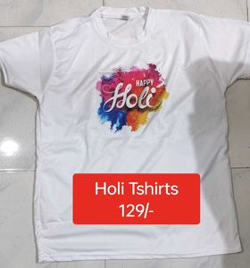 Happy Holi Graphic Print Tee
