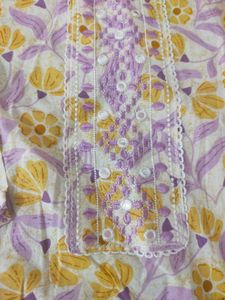 Floral Print Kurta Set