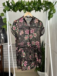 Floral Chiffon Blouse