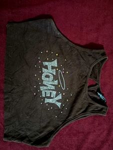 SHEIN Rhinestone "HONEY" Crop Top