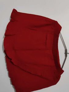 Red Skorts