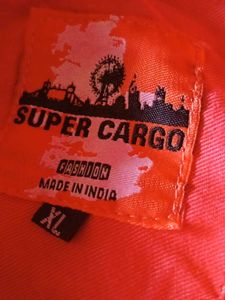 Orange Denim Jacket/Shirt