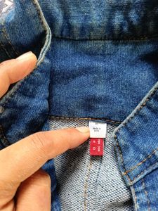 Stylish Denim Military Jacket