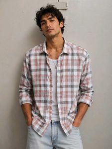 Men's Plaid Long Sleeve Shirt