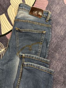 Classic Blue Wash Straight Leg Jeans