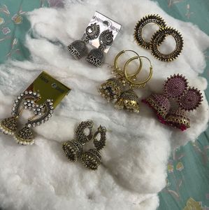 Pack Of 6 Earrings