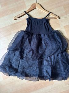 Black Tiered Ruffle Dress