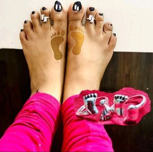 Baby Foot Silver plated Toe Rings