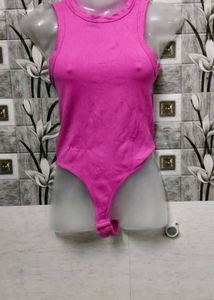 Pink Bodysuit Top