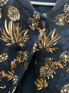 Floral Bomber Jacket