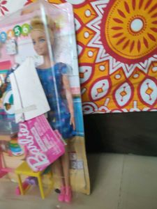 Barbie Doll &amp; Little Friend Classroom Playset