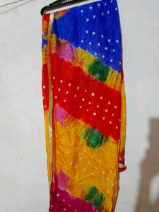 Vibrant Bandhani Silk Dupatta