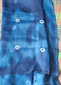 Blue Tie-Dye Dupatta