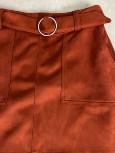 Belted Mini Bershka skirt