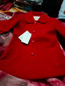 Red Velvet Baby Girl's Coat..tag not available