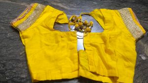 Vibrant Yellow Ethnic Blouse