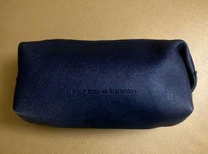 Stylish Blue Leather Pouch