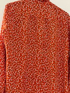 Levis Orange Printed Button-Down Shirt