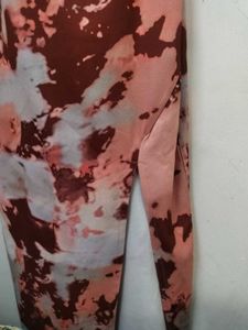 Abstract Print Slip Dress