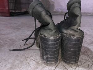 black boot