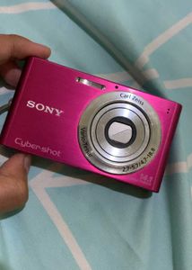 Pink Sony Cyber-shot Camera