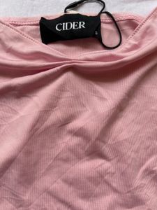 Pink tied cami top xs-s
