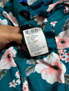 🩵💙OG Harpa Floral Ruffle Teal Maxi Dress🩵💙