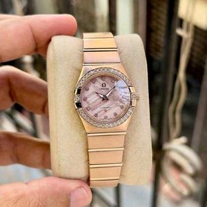 Omega Constellation Diamond Bezel Watch