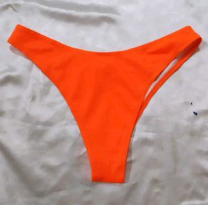 Bright Orange Bikini panty Bra set