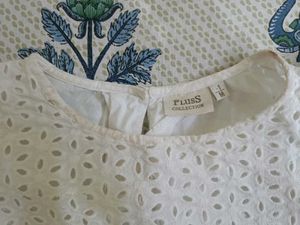 Eyelet Puff Sleeve Top