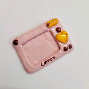 Cute Pink Camera Photo Frame