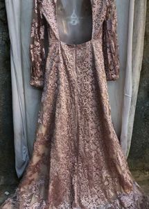 11712. Elegant Floral Print Maxi Gown