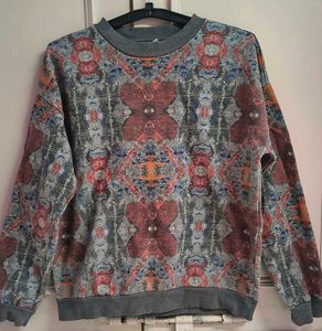 Patterned Pullover Sweater