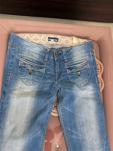 Women's Flared Blue Denim Jeans