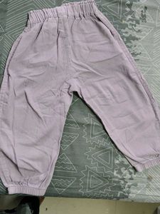 Cute Smiley Face Lavender Pants