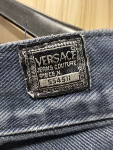 Versace Jeans Couture Blue Designer Washed Denim