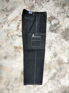 Black Full Baggie Denim Pant