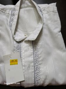 Men's White Kurta, New With Tag