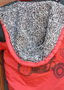 Kids Red &amp; Black Padded Jacket