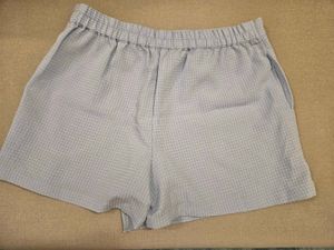 Light Blue Textured Skirt