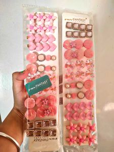 Pink Hair Clip Set of 2 pairs