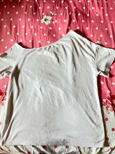 White "Courageous 24" Graphic T-Shirt