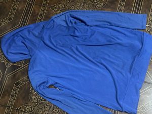AX Armani Exchange Blue Zip-Up Hoodie