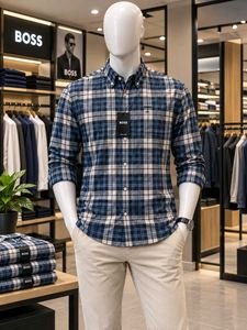 BOSS Plaid Button-Down Shirt