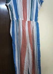 Striped Jumpsuit - Stylish &amp; Comfortable