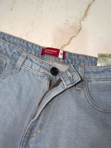 Ripped Denim Shorts