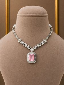 Pink Gemstone Jewellery Set 💞