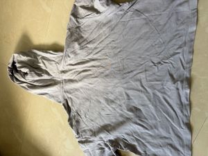 oversize Grey Tokyo Zip Hoodie
