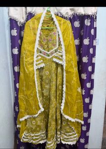 Elegant Yellow Kurta Set with Dupatta